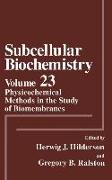 Physicochemical Methods in the Study of Biomembranes