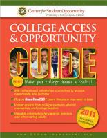 College Access & Opportunity Guide