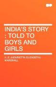 India's Story: Told to Boys and Girls
