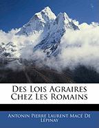 Des Lois Agraires Chez Les Romains