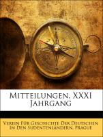 Mitteilungen, XXXI Jahrgang