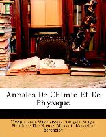 Annales de Chimie Et de Physique