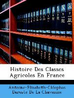 Histoire Des Classes Agricoles En France