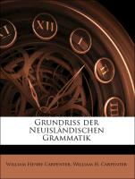 Grundriss der Neuisländischen Grammatik