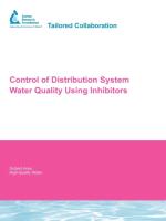 Control of Distribution System Water Quality Using Inhibitors