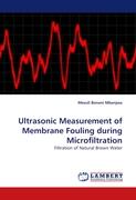 Ultrasonic Measurement of Membrane Fouling during Microfiltration