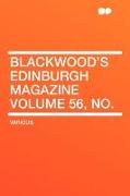 Blackwood's Edinburgh Magazine Volume 56, No