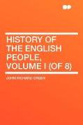 History of the English People, Volume I (of 8)