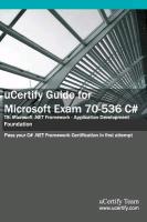 Ucertify Guide for Microsoft Exam 70-536 C#