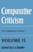 Comparative Criticism