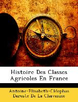 Histoire Des Classes Agricoles En France