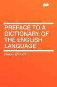 Preface to a Dictionary of the English Language