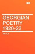 Georgian Poetry 1920-22