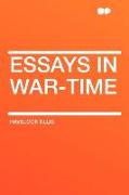 Essays in War-Time