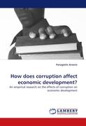 How does corruption affect economic development?
