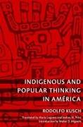 Indigenous and Popular Thinking in America