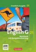 English G 21, Erweiterte Ausgabe D, Band 5: 9. Schuljahr, Workbook mit Audios online, Mit Wörterverzeichnis zum Wortschatz der Bände 1-5