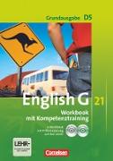 English G 21, Grundausgabe D, Band 5: 9. Schuljahr, Workbook mit e-Workbook und CD-Extra, Mit Wörterverzeichnis zum Wortschatz der Bände 1-5 auf CD