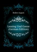 Lessing Und Goeze