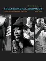 Organizational Behaviour:Understanding and Managing Life at Work Eighth edition with MyOBLab