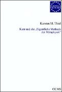 Kant und die "Eigentliche Methode der Metaphysik"
