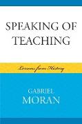 SPEAKING OF TEACHING