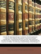 Cours De Mathématique: Eléments D'arithmétique. Calcul Des Parties Décimales. Calcul Littéral. Géométrie. Trigonometrie Rectiligne. Méchanique. Hydrostatique. Airométrie. Hydraulique. Supplément Au Calcul Littéral.-T.2. Optique. Catoptrique