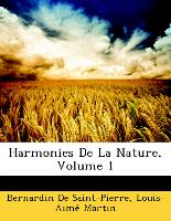 Harmonies de La Nature, Volume 1