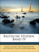 Baltische Studien, Band IV