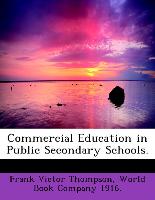 Commercial Education in Public Secondary Schools