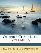Oeuvres Complètes, Volume 16