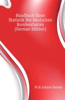 Handbuch einer Statistik der Deutschen Bundesstaaten