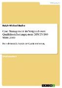 Case Management im Vergleich zum Qualitätssicherungsystem DIN EN ISO 9000:2000