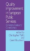 Quality Improvement in European Public Services