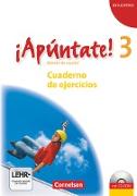¡Apúntate!, 2. Fremdsprache, Ausgabe 2008, Band 3, Cuaderno de ejercicios inkl. CD-Extra, CD-ROM und CD auf einem Datenträger