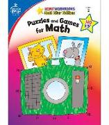 Puzzles and Games for Math, Grade 2: Gold Star Edition Volume 15