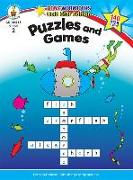 Puzzles and Games, Grade 2: Gold Star Edition