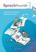 Sprachfreunde, Sprechen - Schreiben - Spielen, Ausgabe Nord/Süd 2010, 3. Schuljahr, 5-Minuten-Training "Richtig schreiben", Arbeitsheft