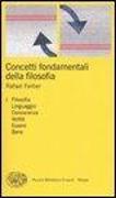 Concetti fondamentali della filosofia. 1.Filosofia, linguaggio, conoscenza, verità, essere, bene