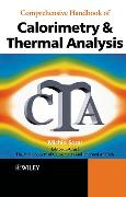 Comprehensive Handbook of Calorimetry and Thermal Analysis