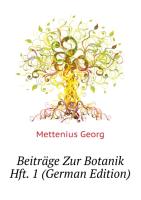 Beiträge Zur Botanik ... Hft. 1