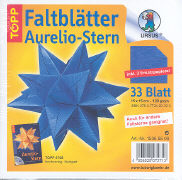 Faltpapier Aurelio-Stern - Stream königsblau