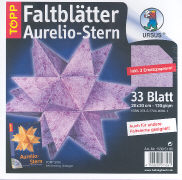 Faltblätter Aurelio-Stern - Barock lila