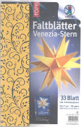 Faltblätter Venezia-Stern - Shimmer Paper