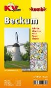 Beckum, KVplan, Radkarte/Wanderkarte/Stadtplan, 1:25.000 / 1:15.000 / 1:5.000