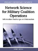 Network Science for Military Coalition Operations