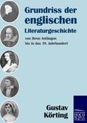 Grundriss der englischen Literaturgeschichte