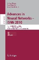 Advances in Neural Networks -- ISNN 2010