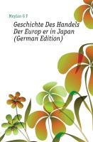 Geschichte Des Handels Der Europäer in Japan