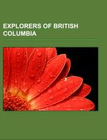 Explorers of British Columbia